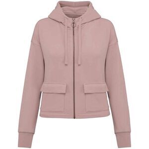 Native Spirit Womens/Ladies Full Zip Hoodie / Petal Rose